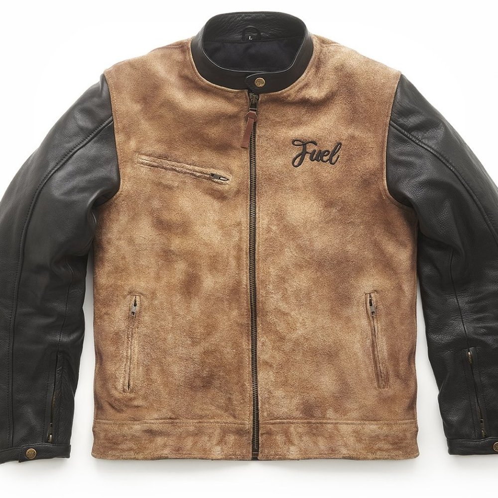 Riding Leather Jacket with protections